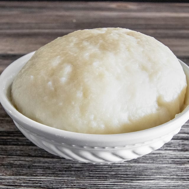 Side Pounded Yam.